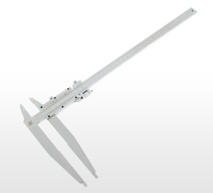 300 x 0,02 mm - 12'' x 1/1000 Üst Vidalı, Çift Çene, [ 90 mm ], Tahta Kutu Uzun Çeneli Kumpas