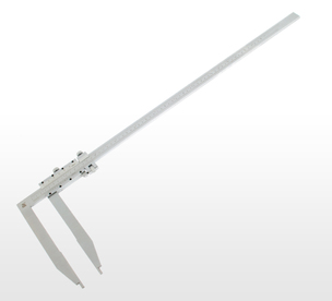 500 x 0,02 mm - 20'' x 1/1000 Üst Vidalı, Tek Çene, [150 mm], Tahta Kutu