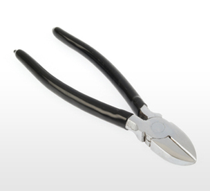 6'' Siyah İnce İzoleli, Chrome Vanadium Yan Keski