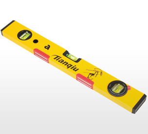 400 mm Alüminyum, Mıknatıslı Gövde, Üç Gözlü, Sarı, Açılı